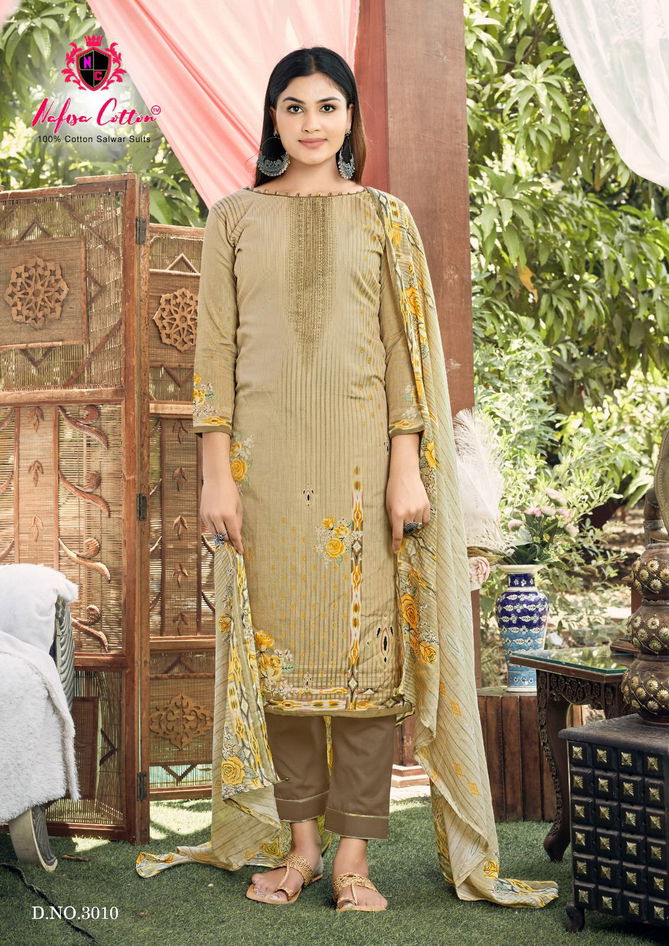 Nafisa Esra Karachi Suits Vol 3 Karachi Cotton Dress Material
